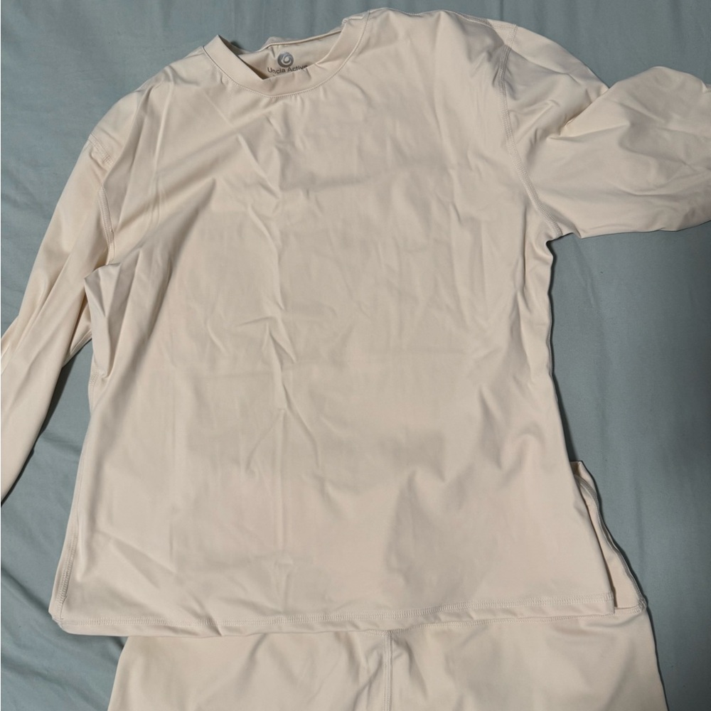 Cream Long Sleeve Shirt